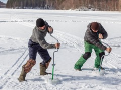 Как ловить налима зимой на стукалку - Советы начинающему