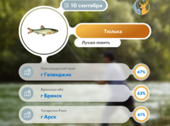 Где 10 сентября 2026 года лучше всего ловить рыбу 