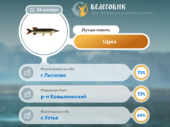 Где 24 октября 2026 года лучше всего клюет рыба 