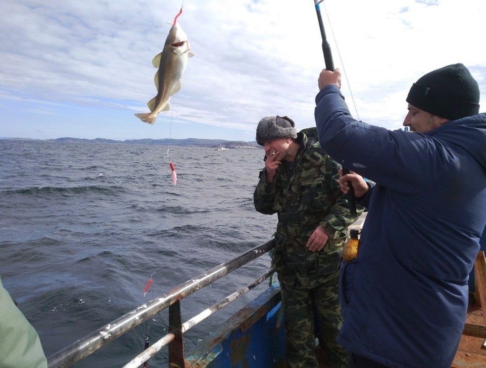 Морская рыбалка в Мурманске на Кольскомполуострове