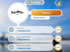 Где 5 января 2026 года лучше всего клюет рыба 